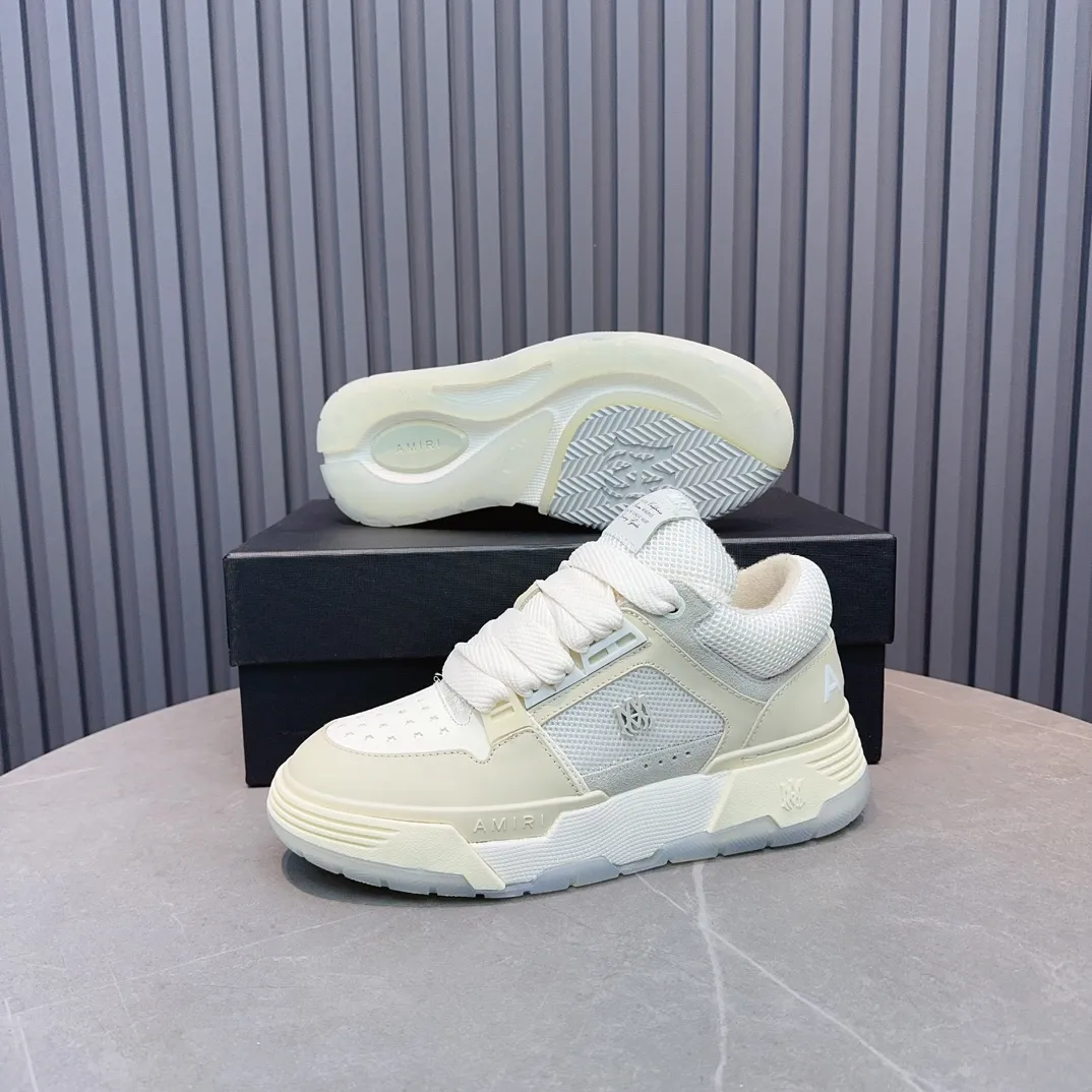 Men's shoes 💰660💰 AMIRI AMIRI trendy brand hot sale 🔥 Available all year round, couples 💑 Official website synchronization Imported fabrics 1⃣️ vs 1⃣️ replica, original factory special original sole, 35-45 (45. non-refundable)